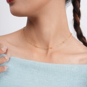 Panlandwoo - Kalung Rantai Titanium Wanita Niasty Adjustable - Gambar 2