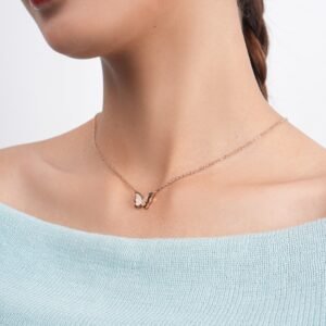 Panlandwoo - Kalung Titanium Wanita Ziyulyn Adjustable - Gambar 3