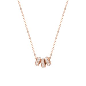 Panlandwoo - Kalung Titanium Wanita Wrenca Adjustable