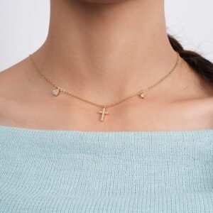 Panlandwoo - Kalung Titanium Wanita Conleth Adjustable - Gambar 8