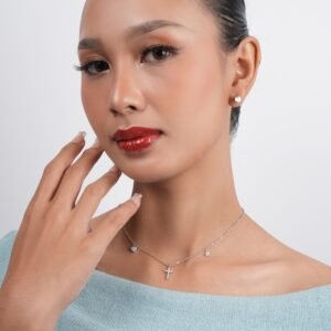 Panlandwoo - Kalung Titanium Wanita Conleth Adjustable - Gambar 3