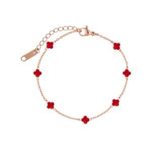 Panlandwoo - Gelang Tangan Titanium Wanita Mini Ellie Adjustable - Gambar 7