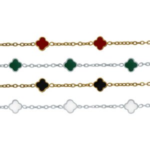 Panlandwoo - Gelang Tangan Titanium Wanita Mini Ellie Adjustable - Gambar 8