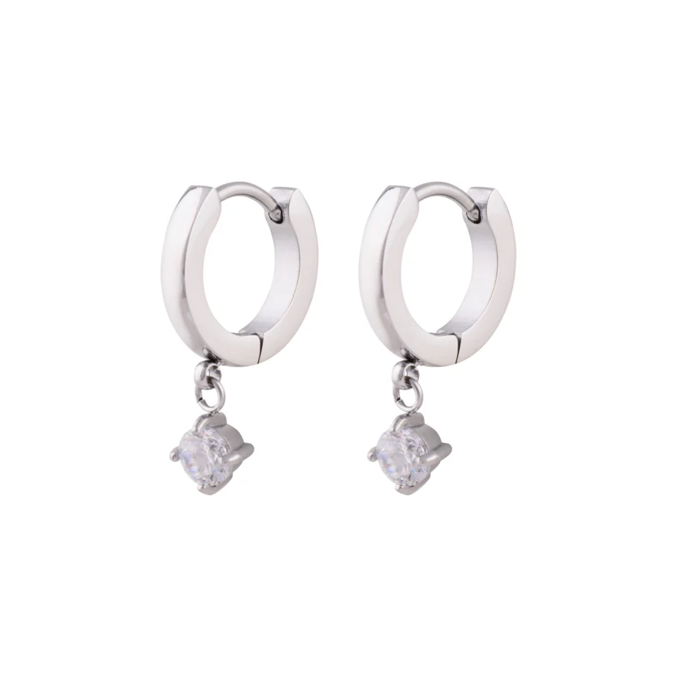 Sepasang anting Auriga Silver dengan hiasan menggantung